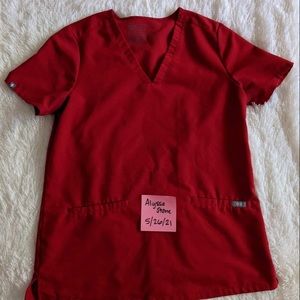 FIGS Winning Red- FIRST Drop small caterina and small tall kade.